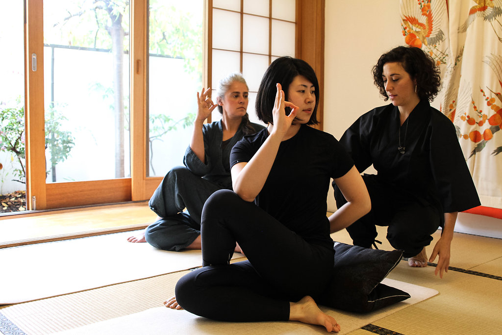 Yoga retreat at Shizuka Ryokan